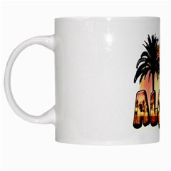 Aloha Sunset White Mug from ArtsNow.com Left