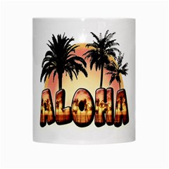 Aloha Sunset White Mug from ArtsNow.com Center