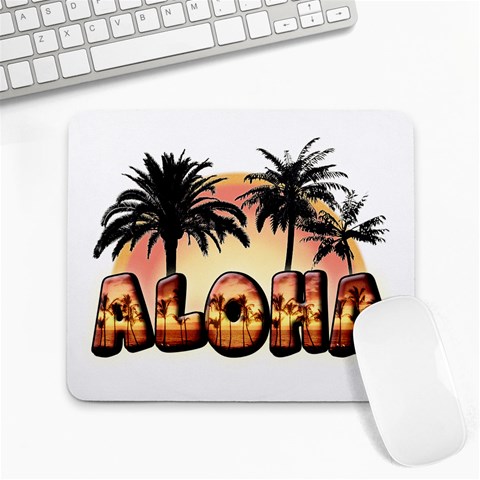 Aloha Sunset Large Mousepad from ArtsNow.com Front