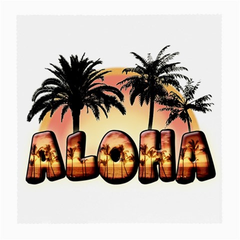 Aloha Sunset Glasses Cloth (Medium) from ArtsNow.com Front