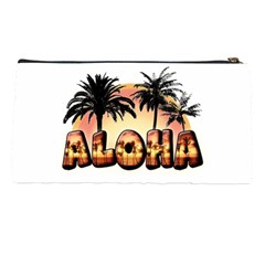 Aloha Sunset Pencil Case from ArtsNow.com Back