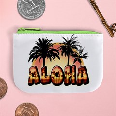 Aloha Sunset Mini Coin Purse from ArtsNow.com Front