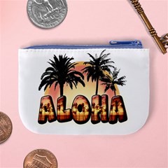 Aloha Sunset Mini Coin Purse from ArtsNow.com Back