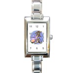 Reiki Rectangular Italian Charm Watch