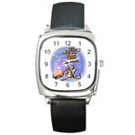 Reiki Square Metal Watch