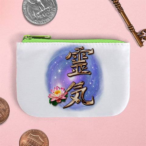 Reiki Mini Coin Purse from ArtsNow.com Front