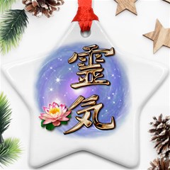 Reiki Star Ornament (Two Sides) from ArtsNow.com Back