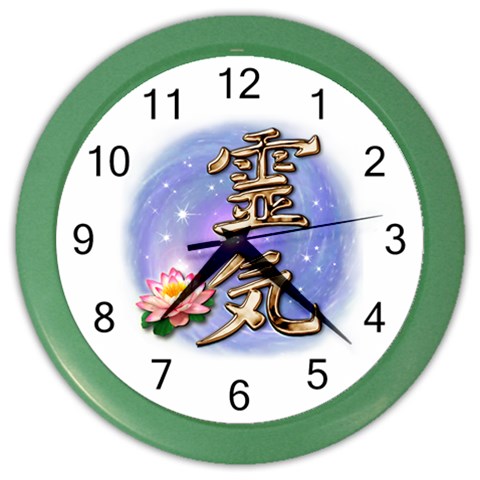 Reiki Color Wall Clock from ArtsNow.com Front