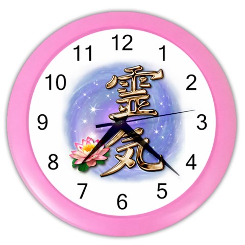 Reiki Color Wall Clock from ArtsNow.com Front