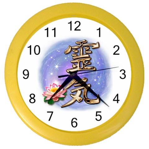 Reiki Color Wall Clock from ArtsNow.com Front