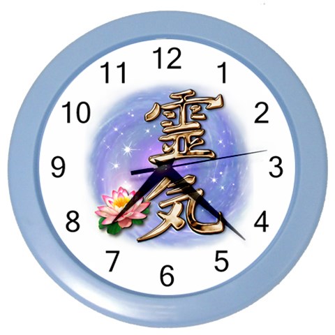 Reiki Color Wall Clock from ArtsNow.com Front