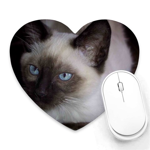 Siamese Cat Mousepad (Heart) from ArtsNow.com Front