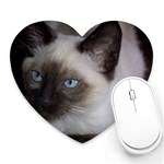 Siamese Cat Mousepad (Heart)