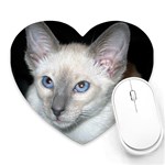 Siamese Cat D2 Mousepad (Heart)