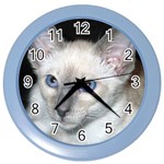 Siamese Cat D2 Color Wall Clock