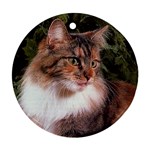 Maine Coon Ornament (Round)