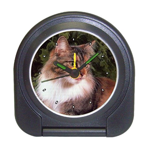 Maine Coon Travel Alarm Clock from ArtsNow.com Front