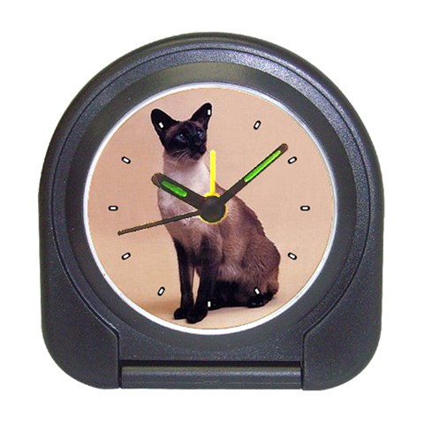 Siamese Travel Alarm Clock from ArtsNow.com Front