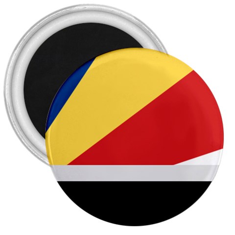 Seychellois Flag 3  Magnet from ArtsNow.com Front