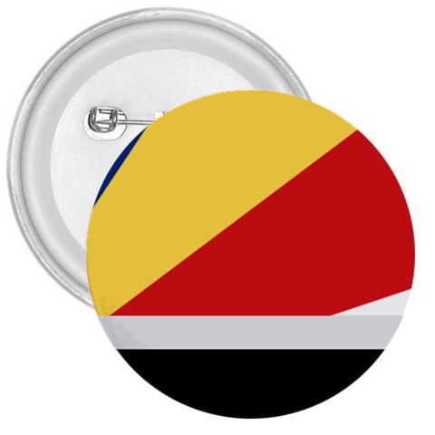 Seychellois Flag 3  Button from ArtsNow.com Front