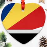 Seychellois Flag Ornament (Heart)