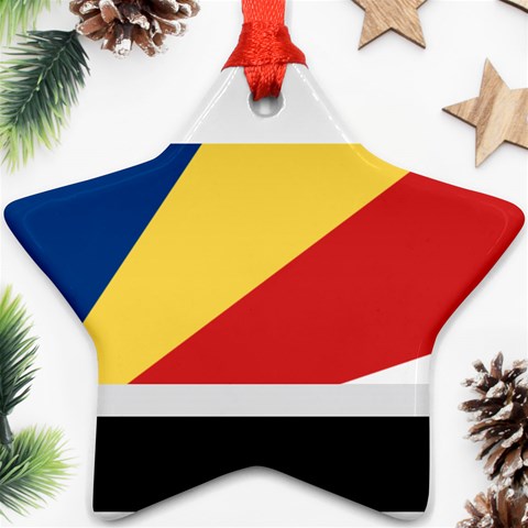 Seychellois Flag Ornament (Star) from ArtsNow.com Front