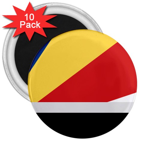 Seychellois Flag 3  Magnet (10 pack) from ArtsNow.com Front