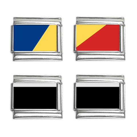 Seychellois Flag 9mm Italian Charm (4 pack) from ArtsNow.com Front