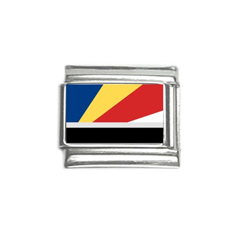 Seychellois Flag Italian Charm (9mm) from ArtsNow.com Front