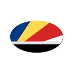 Seychellois Flag Sticker Oval (100 pack)