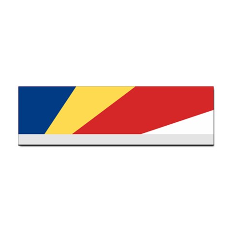 Seychellois Flag Sticker Bumper (10 pack) from ArtsNow.com Front