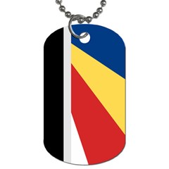 Seychellois Flag Dog Tag (Two Sides) from ArtsNow.com Front