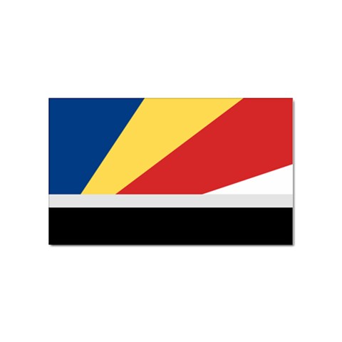 Seychellois Flag Sticker (Rectangular) from ArtsNow.com Front