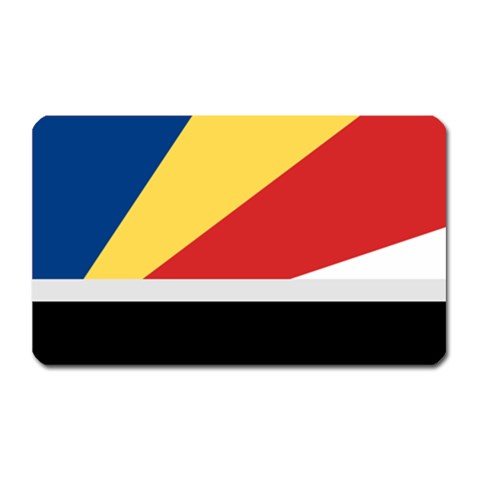 Seychellois Flag Magnet (Rectangular) from ArtsNow.com Front