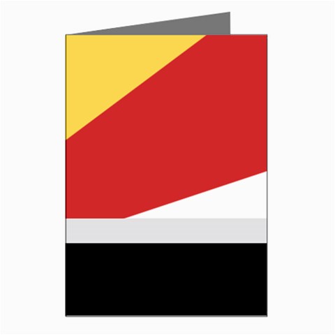 Seychellois Flag Greeting Cards (Pkg of 8) from ArtsNow.com Left