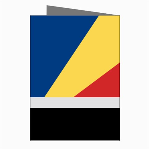 Seychellois Flag Greeting Cards (Pkg of 8) from ArtsNow.com Right