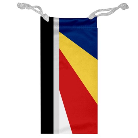 Seychellois Flag Jewelry Bag from ArtsNow.com Front