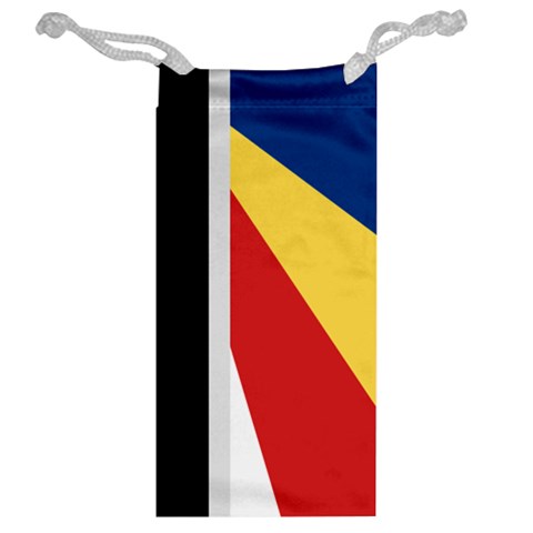 Seychellois Flag Jewelry Bag from ArtsNow.com Back