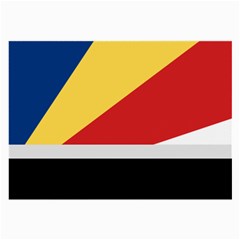 Seychellois Flag Glasses Cloth (Large, Two Sides) from ArtsNow.com Front