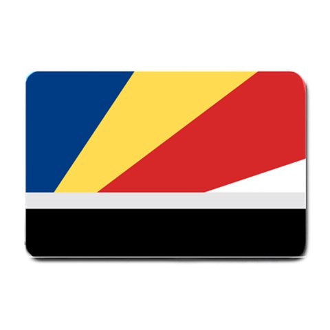 Seychellois Flag Small Doormat from ArtsNow.com 24 x16  Door Mat