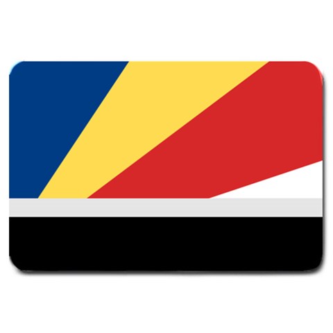 Seychellois Flag Large Doormat from ArtsNow.com 30 x20  Door Mat