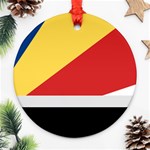 Seychellois Flag Round Ornament (Two Sides)