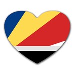 Seychellois Flag Mousepad (Heart)