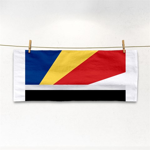 Seychellois Flag Hand Towel from ArtsNow.com Front