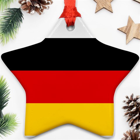 German Flag Ornament (Star) from ArtsNow.com Front