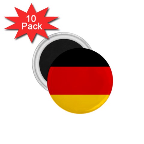 German Flag 1.75  Magnet (10 pack)  from ArtsNow.com Front