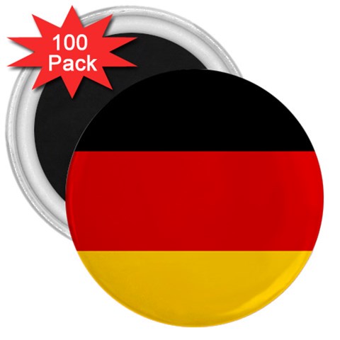 German Flag 3  Magnet (100 pack) from ArtsNow.com Front