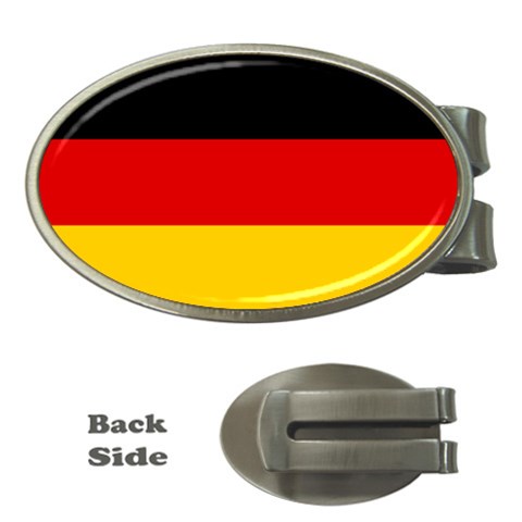 German Flag Money Clip (Oval) from ArtsNow.com Front