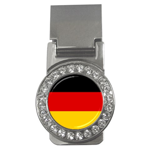 German Flag Money Clip (CZ) from ArtsNow.com Front