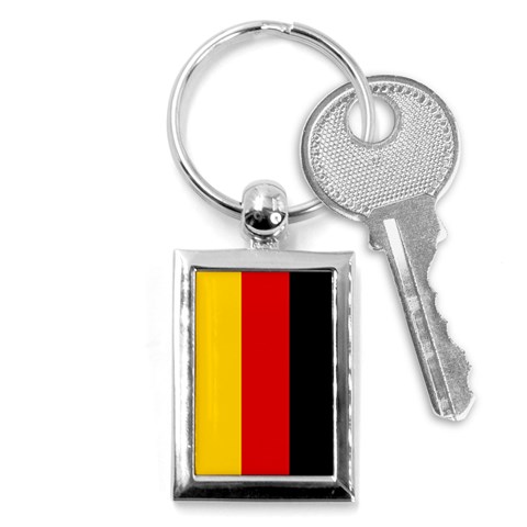 German Flag Key Chain (Rectangle) from ArtsNow.com Front